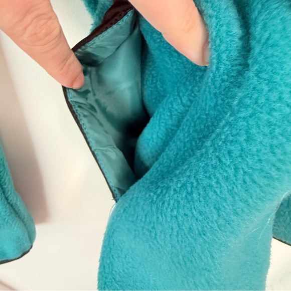 Bob Mackie Turquoise Cardigan with Black Trim - Picture 8 of 8